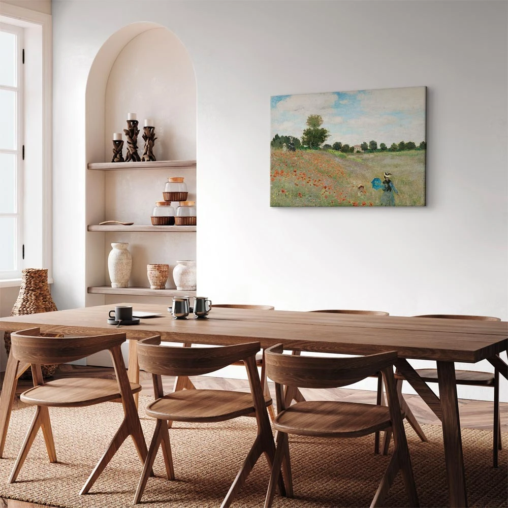 Paveikslas Claude Monet - Aguonų laukas prie Aržantėjaus