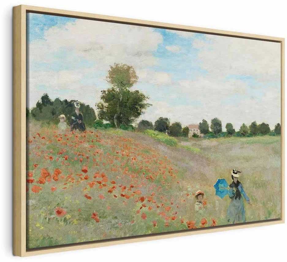 Paveikslas Claude Monet - Aguonų laukas prie Aržantėjaus