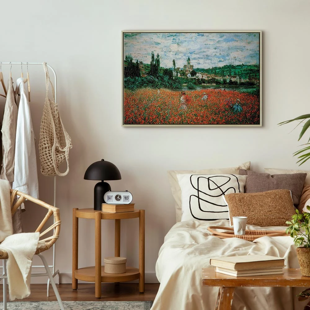 Paveikslas Claude Monet - Aguonų laukas prie Vétheuil