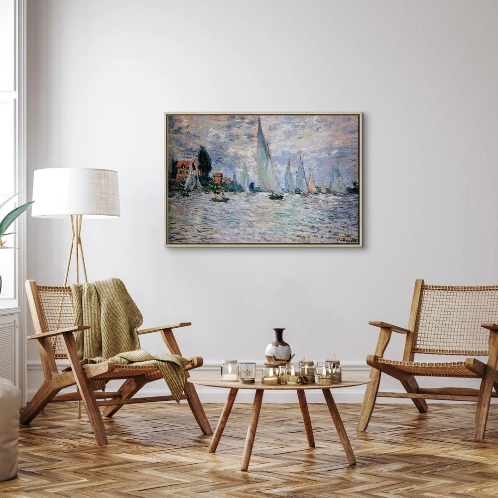 Paveikslas Claude Monet - Burvaltės, regata Aržantėjuje