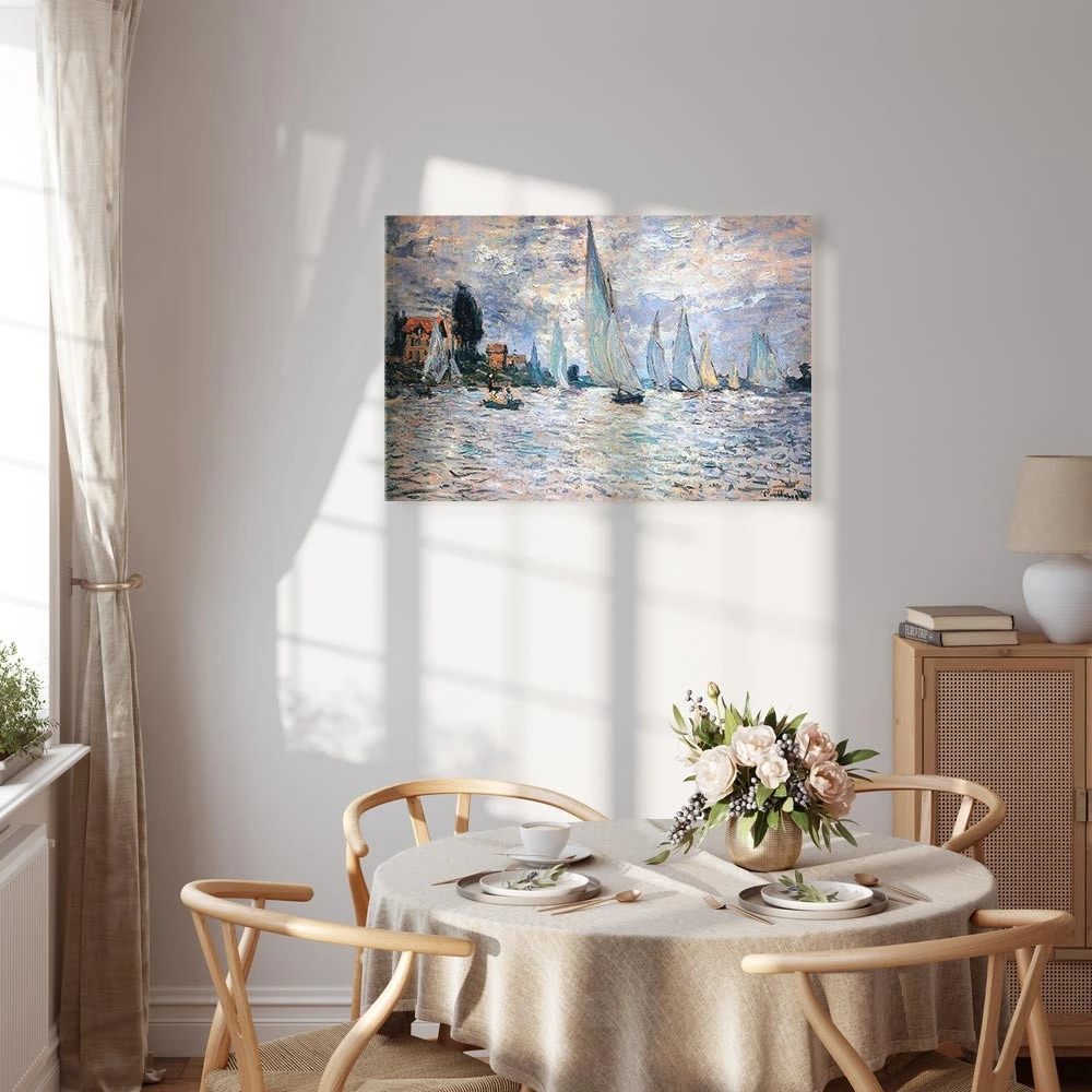 Paveikslas Claude Monet - Burvaltės, regata Aržantėjuje