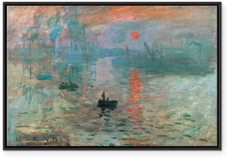 Paveikslas Claude Monet - Įspūdis, saulėtekis
