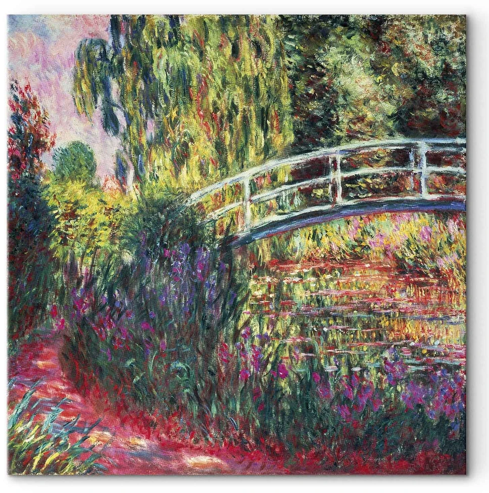 Paveikslas Claude Monet - Japoniškas pėsčiųjų tiltelis