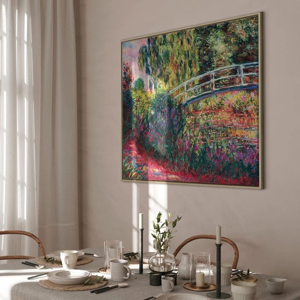 Paveikslas Claude Monet - Japoniškas pėsčiųjų tiltelis