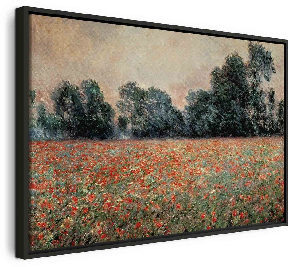Paveikslas Claude Monet - Laukas su laukinėmis aguonomis