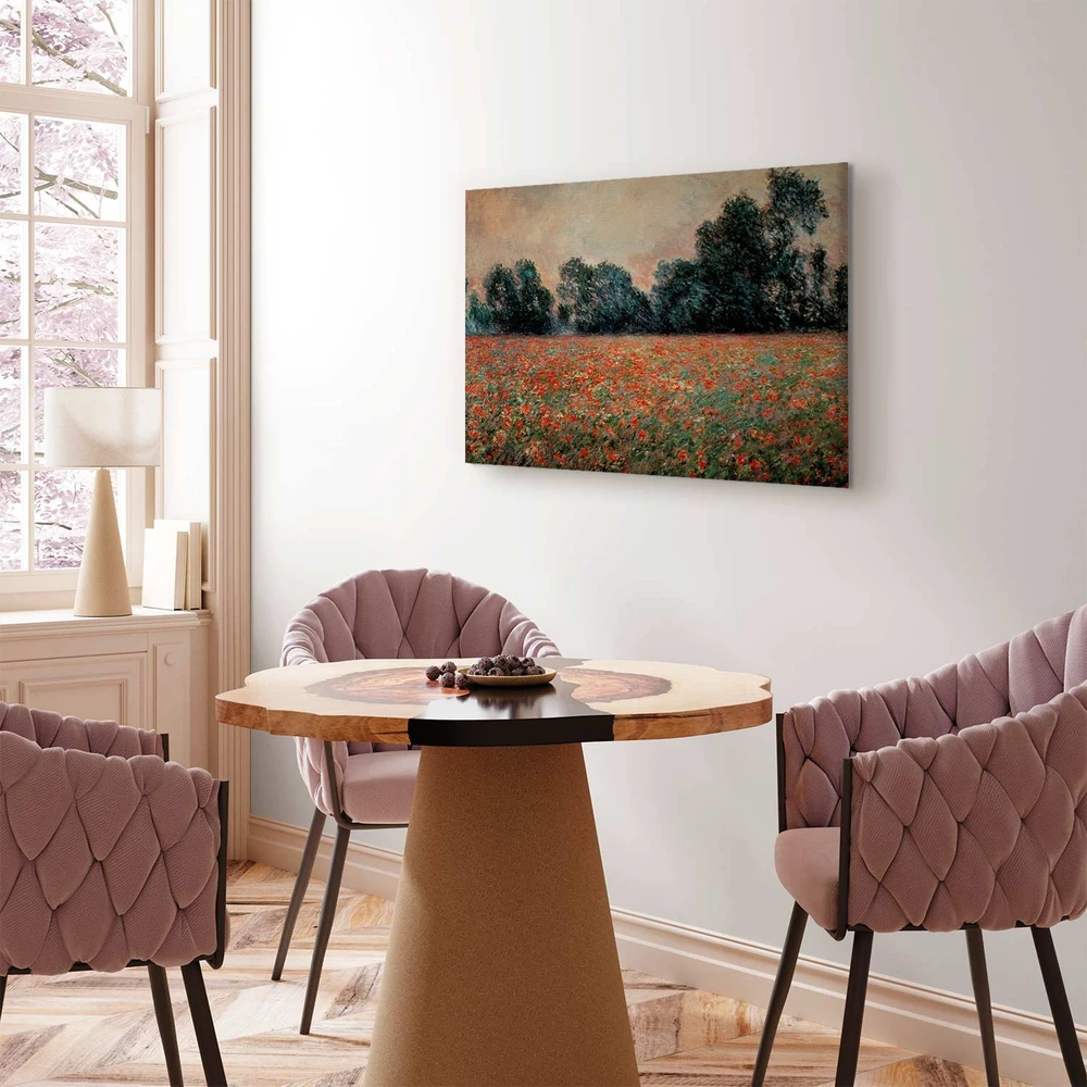 Paveikslas Claude Monet - Laukas su laukinėmis aguonomis