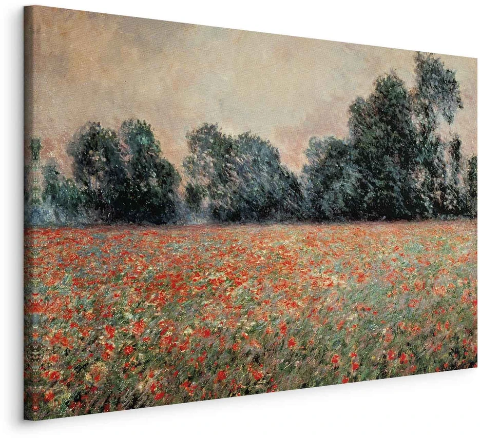 Paveikslas Claude Monet - Laukas su laukinėmis aguonomis