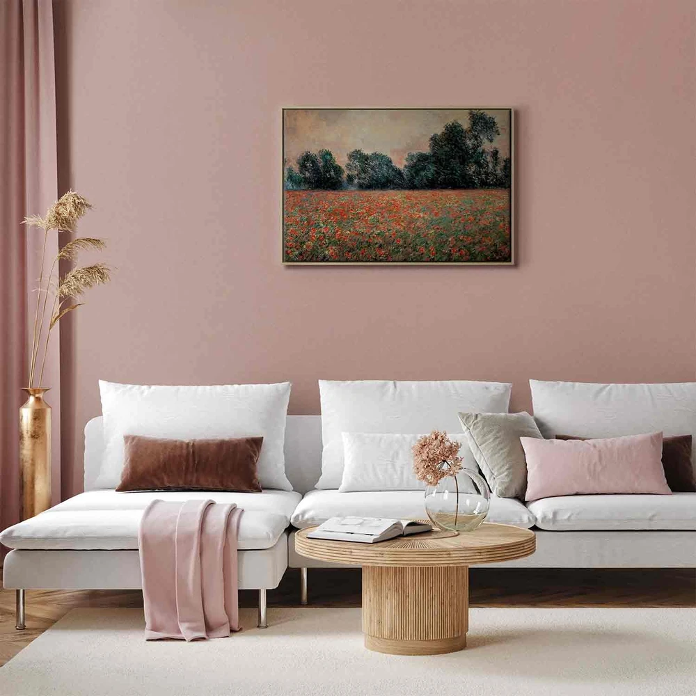 Paveikslas Claude Monet - Laukas su laukinėmis aguonomis