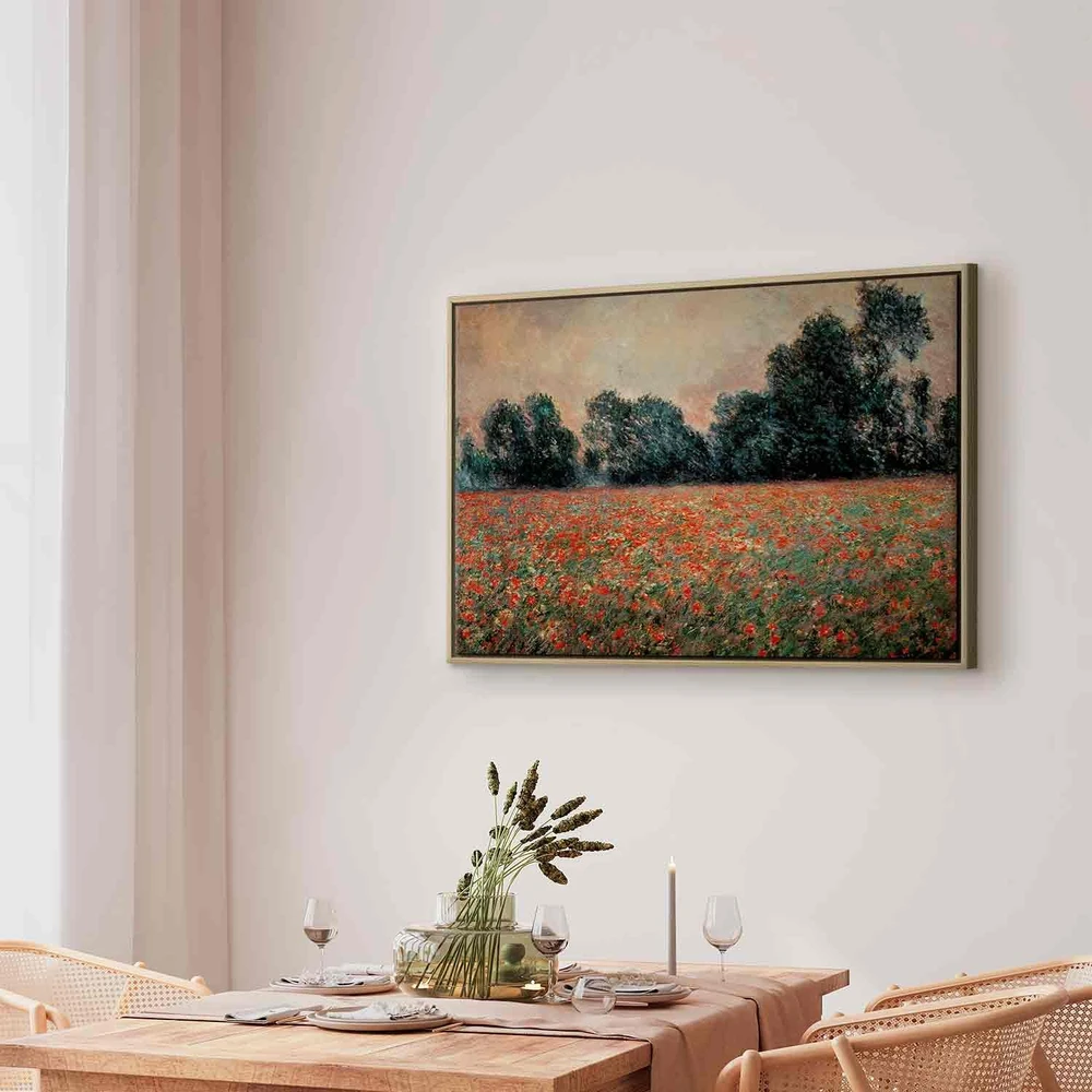 Paveikslas Claude Monet - Laukas su laukinėmis aguonomis