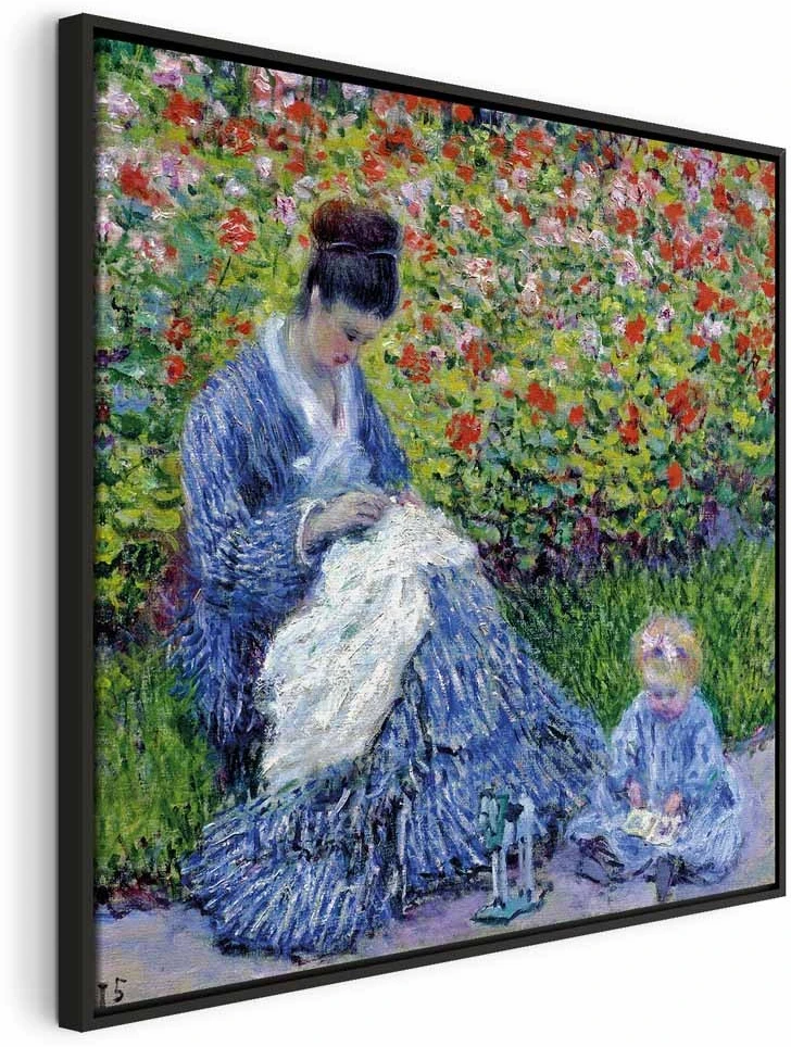 Paveikslas Claude Monet - Madam Monė ir jos sūnus