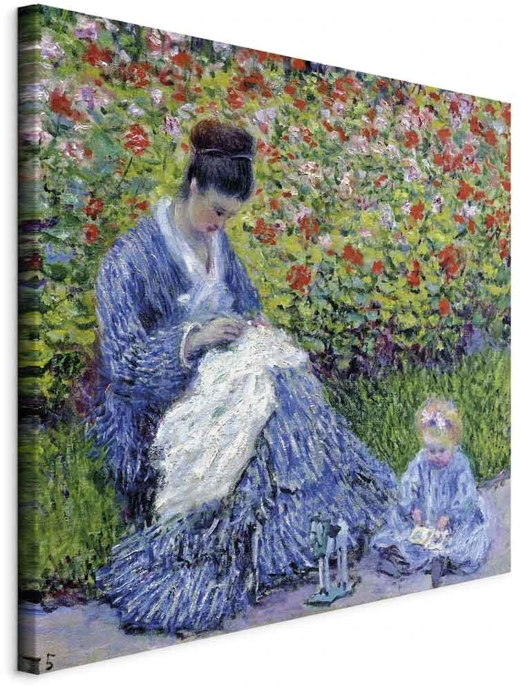 Paveikslas Claude Monet - Madam Monė ir jos sūnus