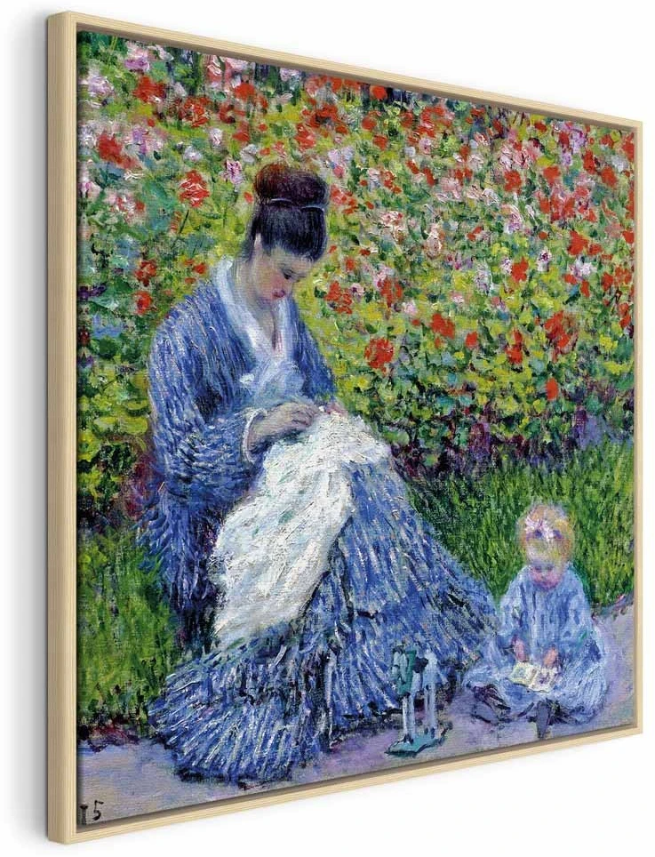 Paveikslas Claude Monet - Madam Monė ir jos sūnus