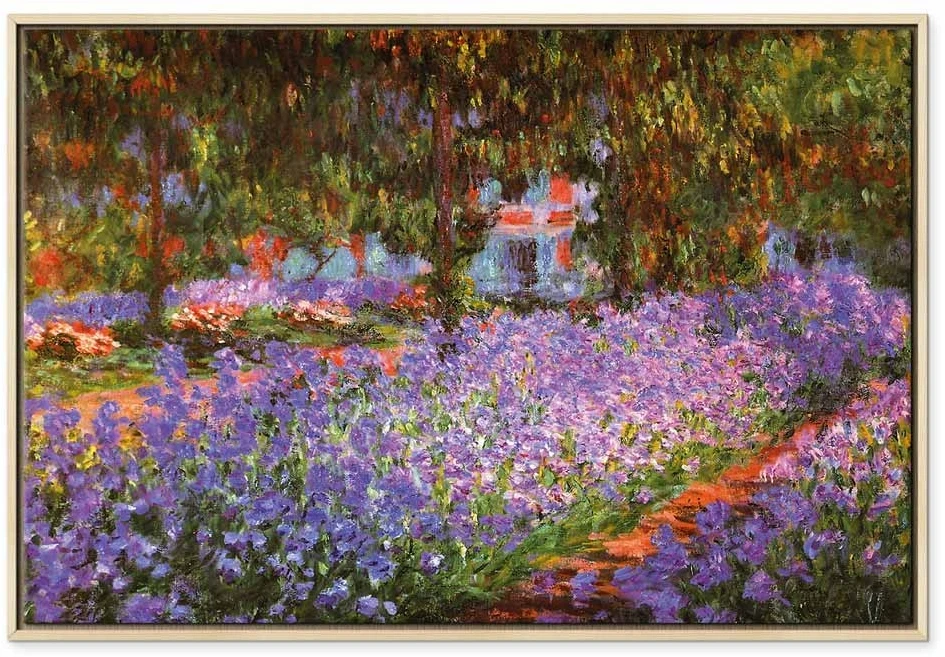 Paveikslas Claude Monet - Menininko sodas Živerni
