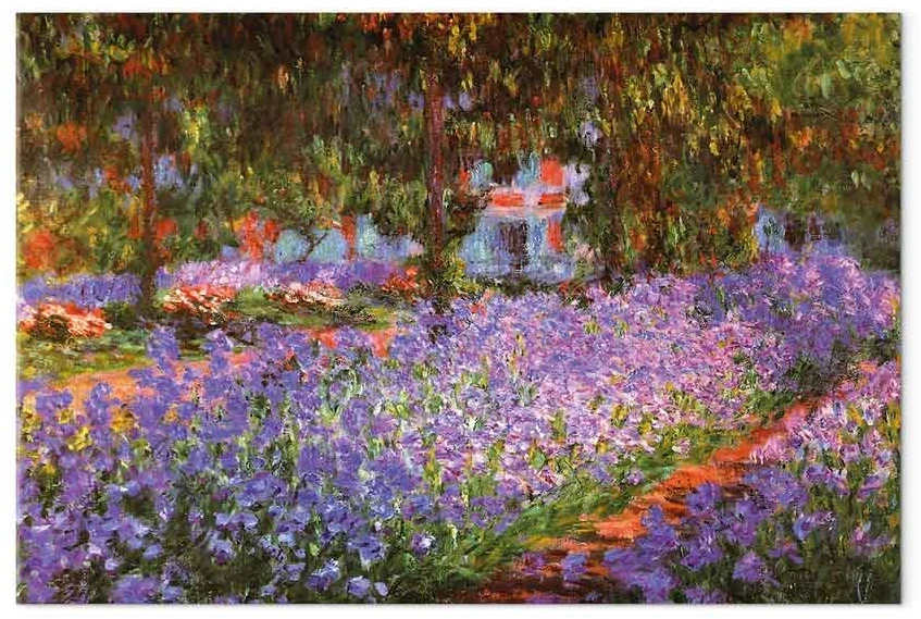 Paveikslas Claude Monet - Menininko sodas Živerni
