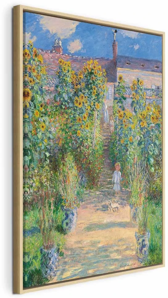 Paveikslas Claude Monet - Monė sodas Vétheuil