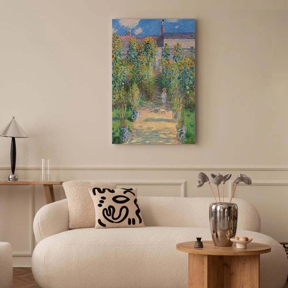 Paveikslas Claude Monet - Monė sodas Vétheuil