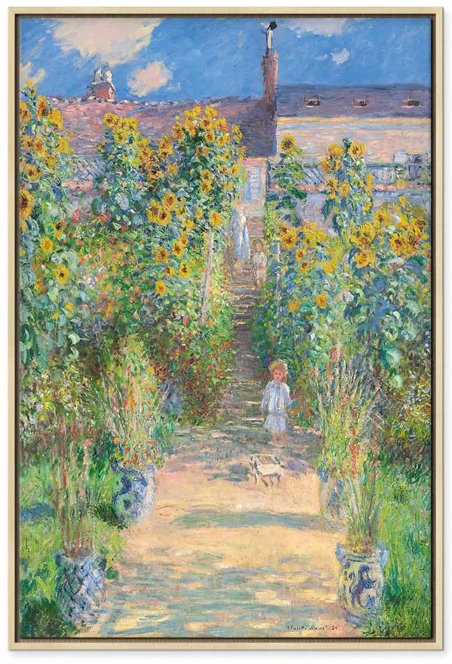 Paveikslas Claude Monet - Monė sodas Vétheuil