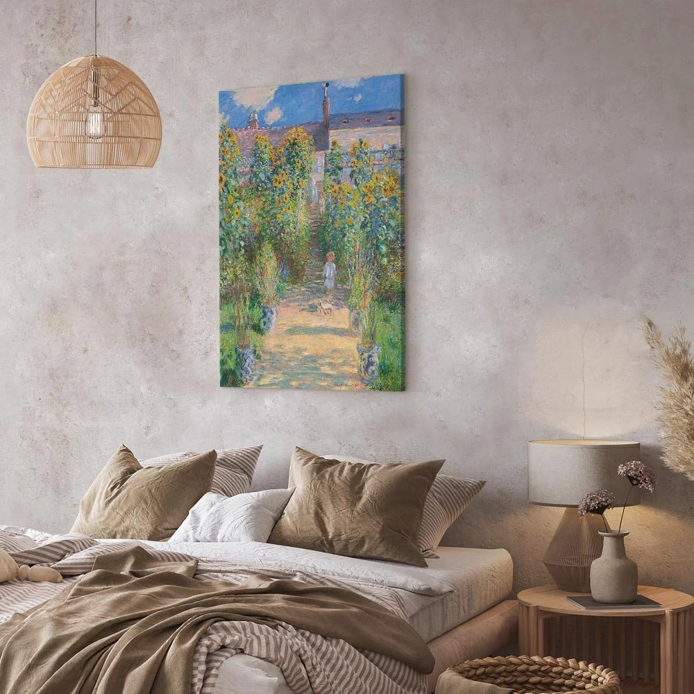 Paveikslas Claude Monet - Monė sodas Vétheuil