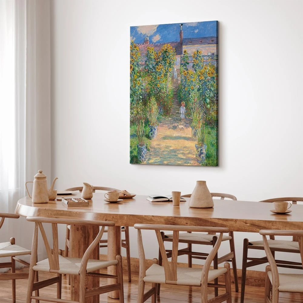 Paveikslas Claude Monet - Monė sodas Vétheuil