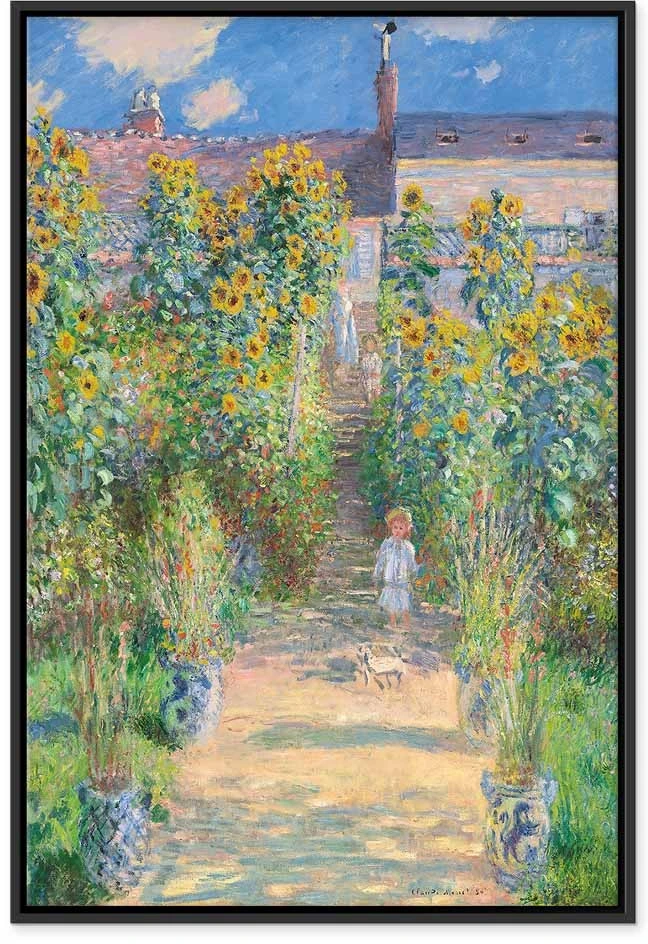 Paveikslas Claude Monet - Monė sodas Vétheuil