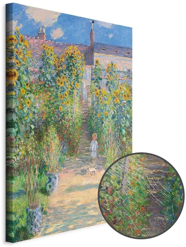 Paveikslas Claude Monet - Monė sodas Vétheuil