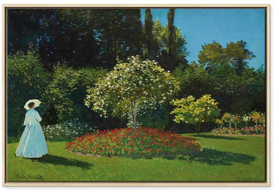 Paveikslas Claude Monet - Moteris sode
