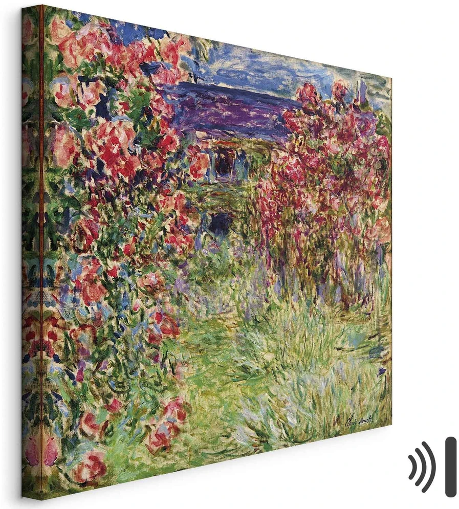 Paveikslas Claude Monet - Namas rožėse