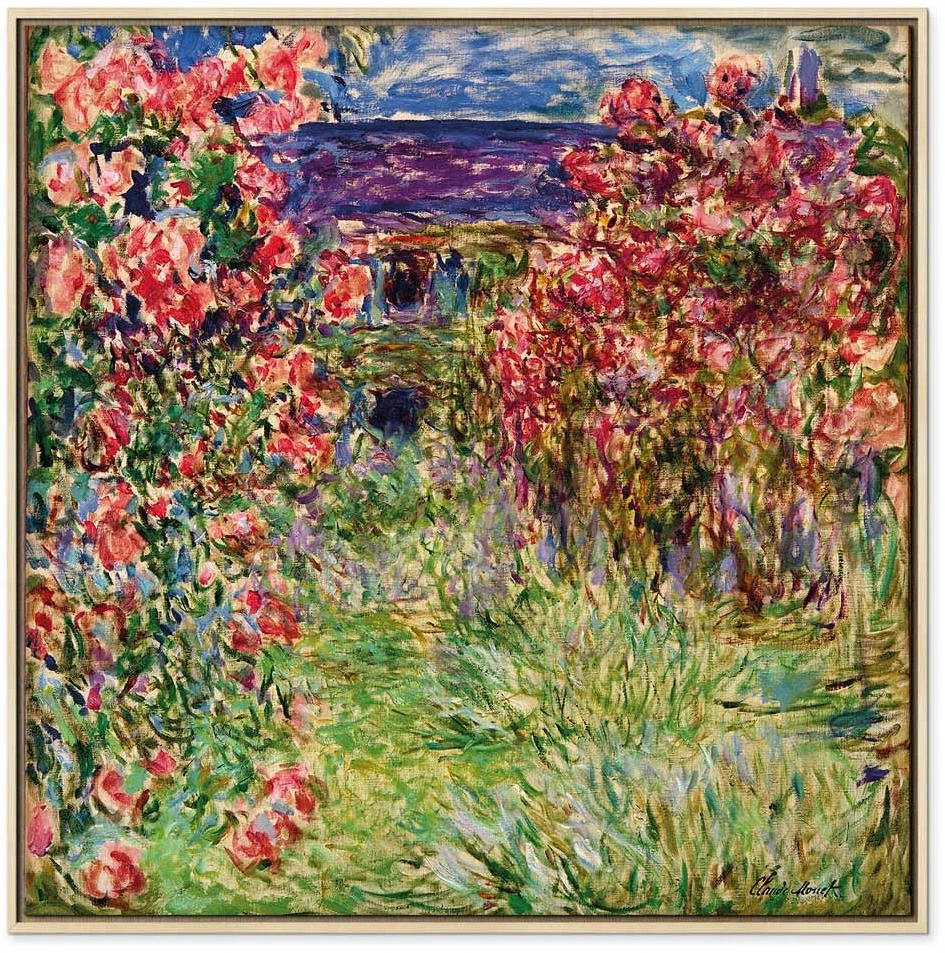 Paveikslas Claude Monet - Namas rožėse