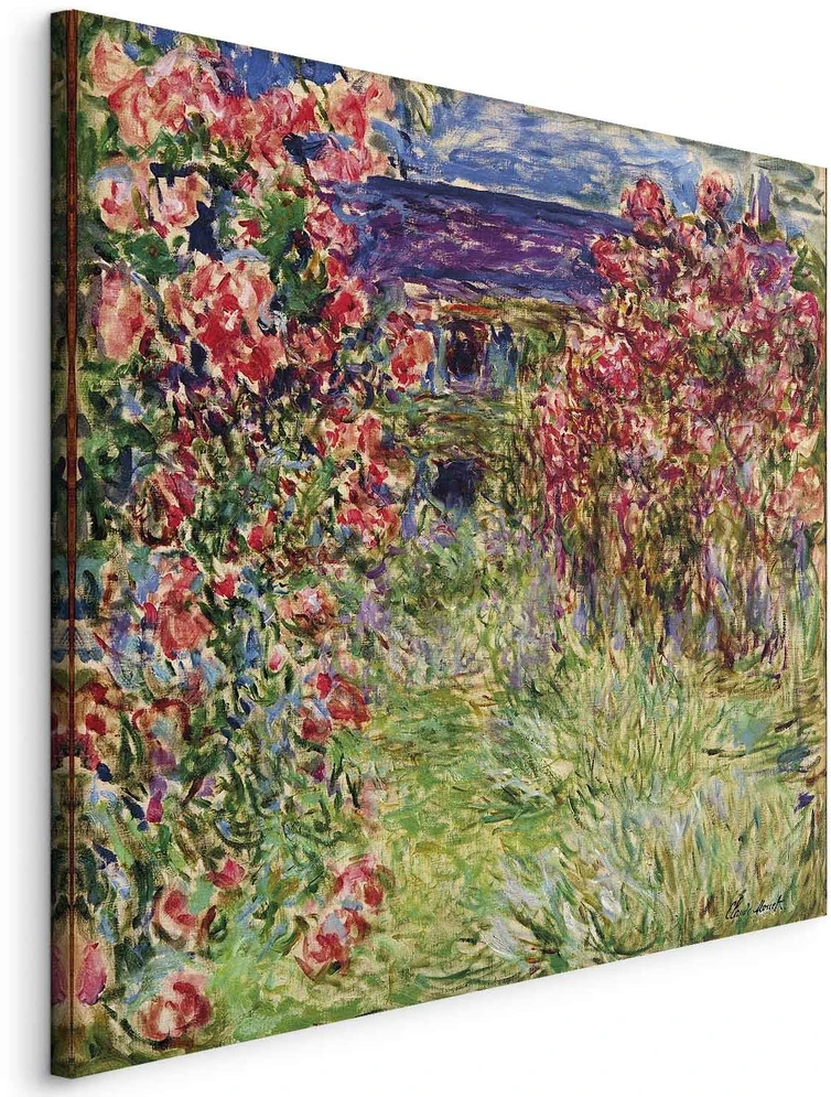 Paveikslas Claude Monet - Namas rožėse