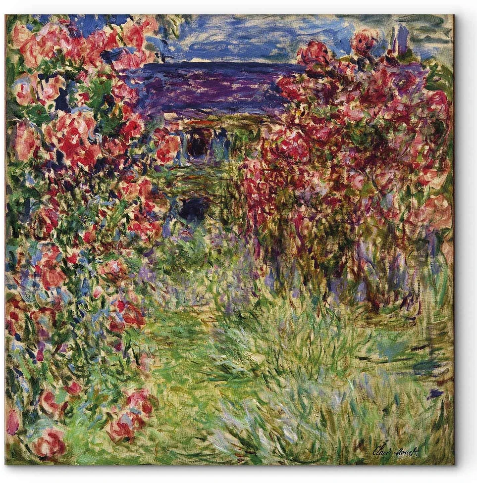 Paveikslas Claude Monet - Namas rožėse