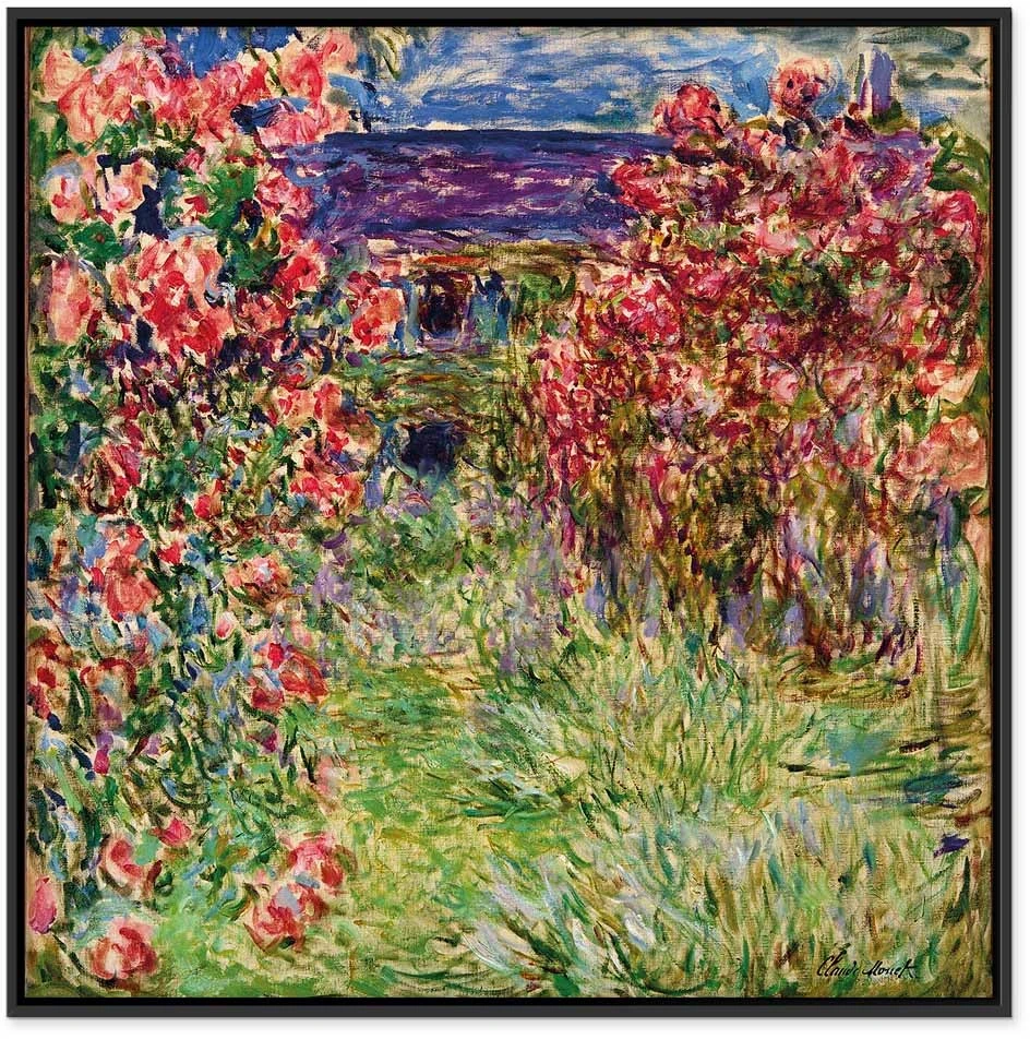 Paveikslas Claude Monet - Namas rožėse