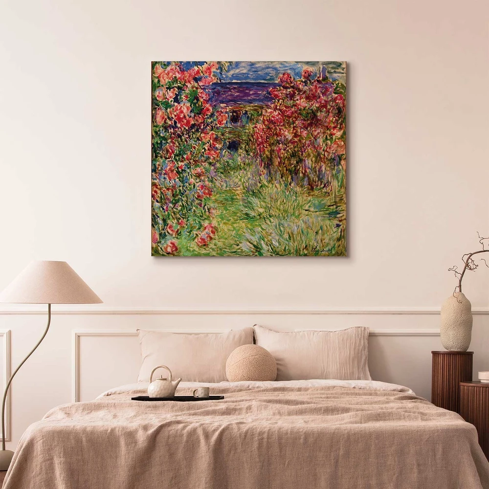 Paveikslas Claude Monet - Namas rožėse