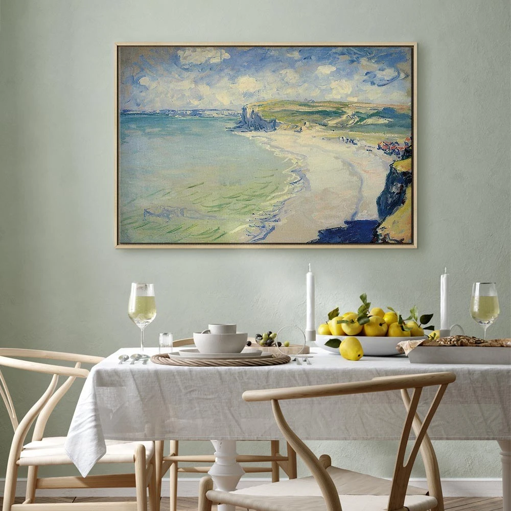 Paveikslas Claude Monet - Paplūdimys Pourville