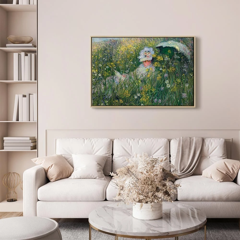 Paveikslas Claude Monet - Pievoje
