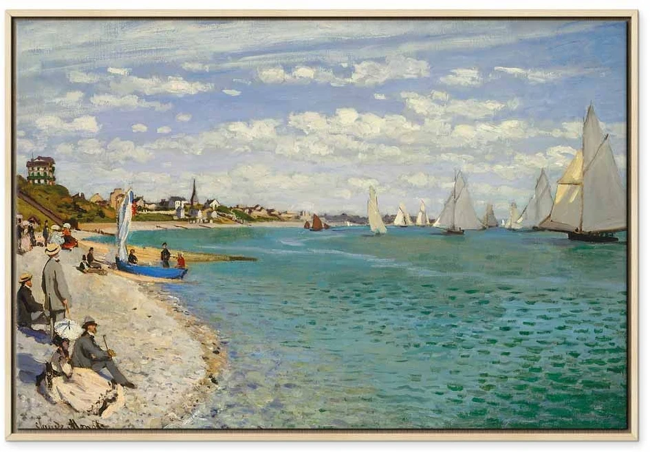 Paveikslas Claude Monet - Regata Sainte-Adresse