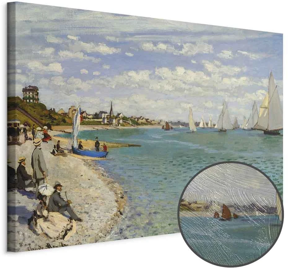 Paveikslas Claude Monet - Regata Sainte-Adresse