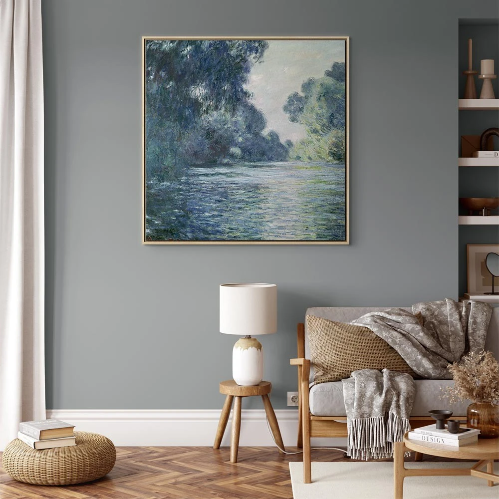 Paveikslas Claude Monet - Senos pakrantė prie Živerni