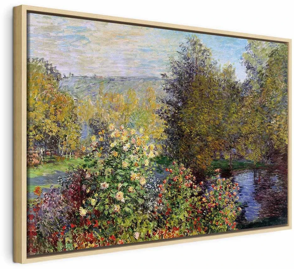 Paveikslas Claude Monet - Sodas Montgeron, detalė