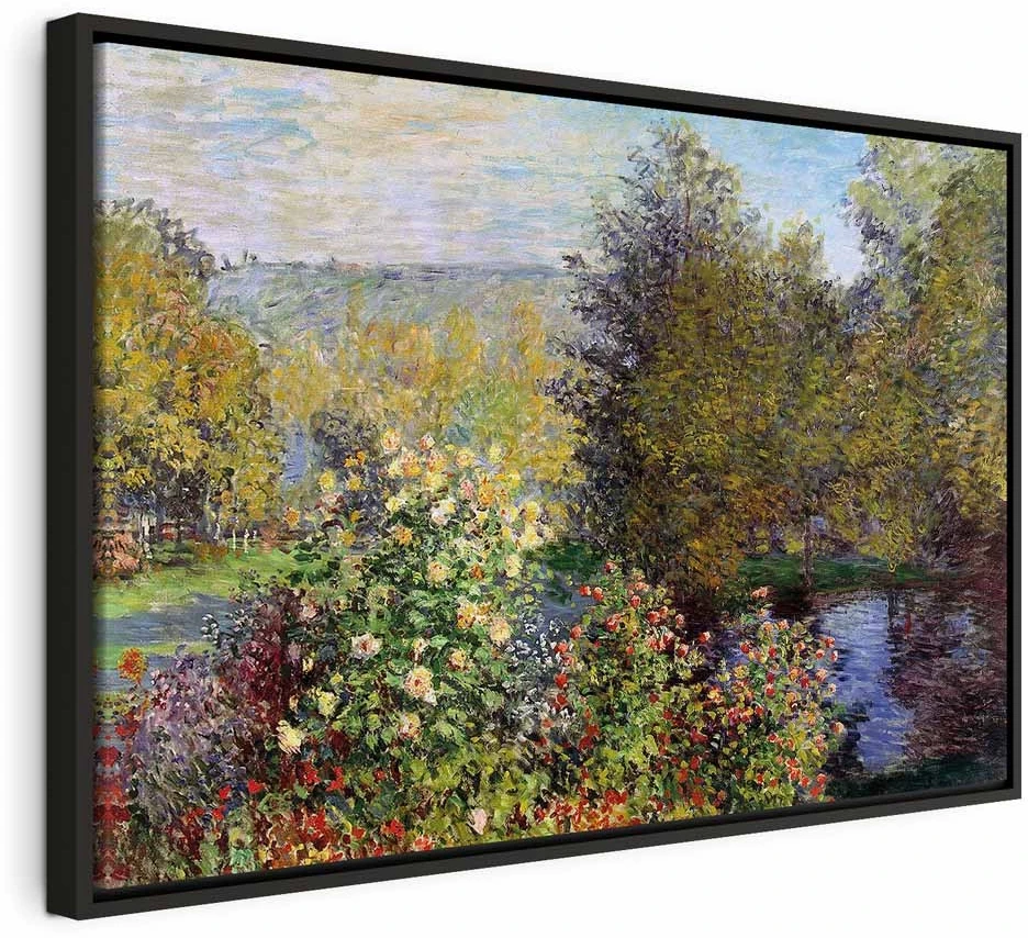Paveikslas Claude Monet - Sodas Montgeron, detalė