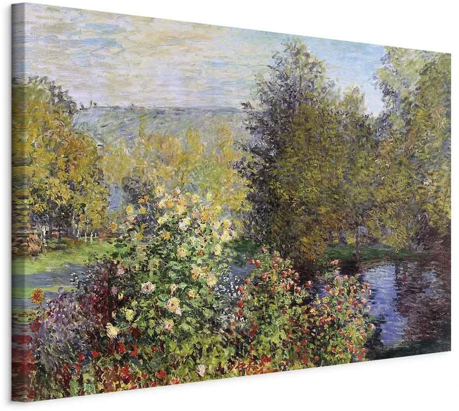 Paveikslas Claude Monet - Sodas Montgeron, detalė