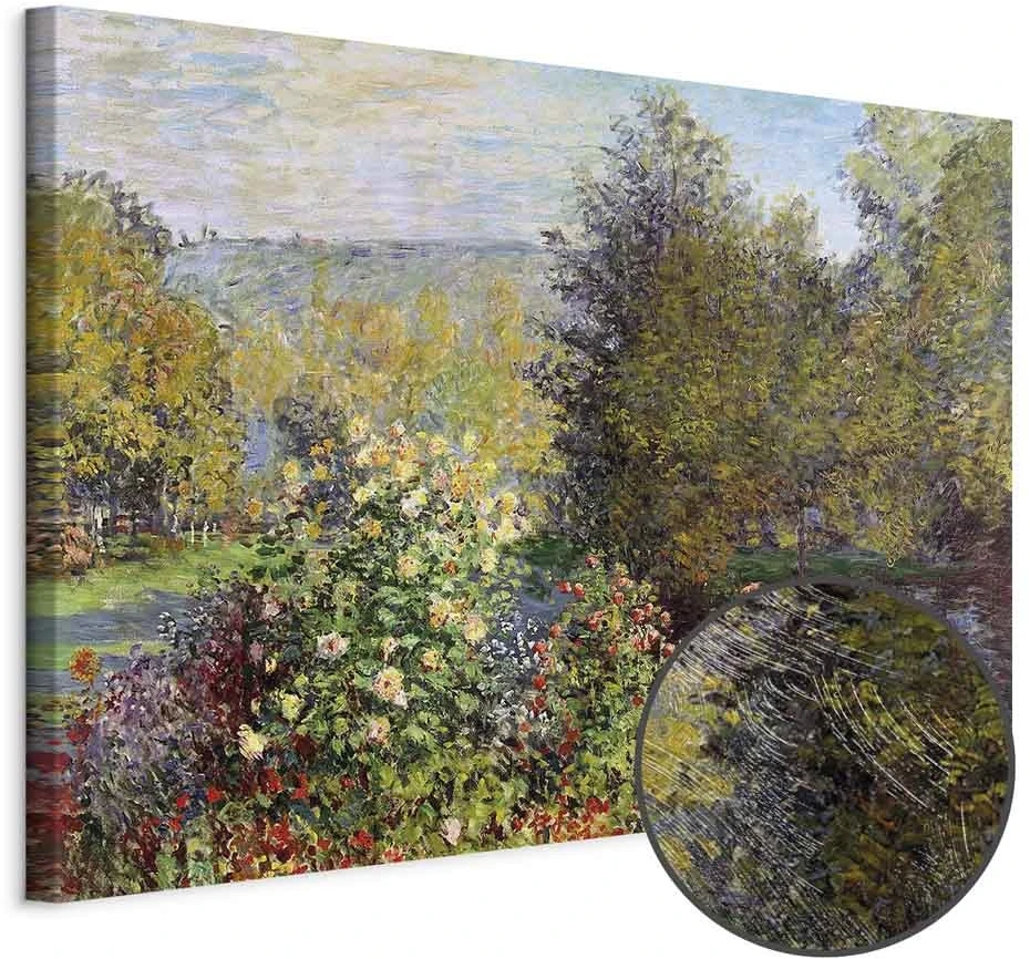 Paveikslas Claude Monet - Sodas Montgeron, detalė