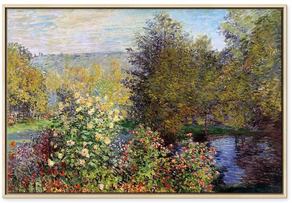 Paveikslas Claude Monet - Sodas Montgeron, detalė