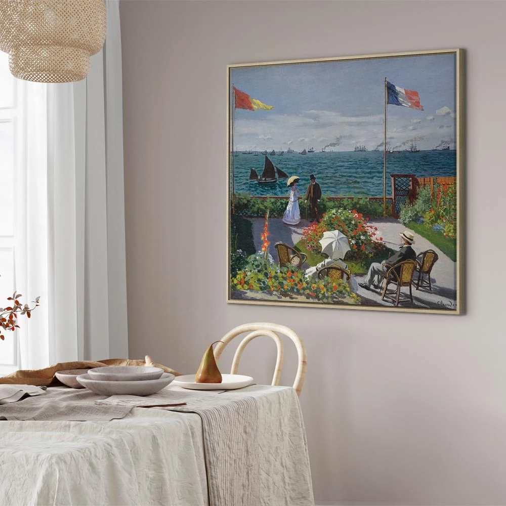 Paveikslas Claude Monet - Terasa Sainte-Adresse