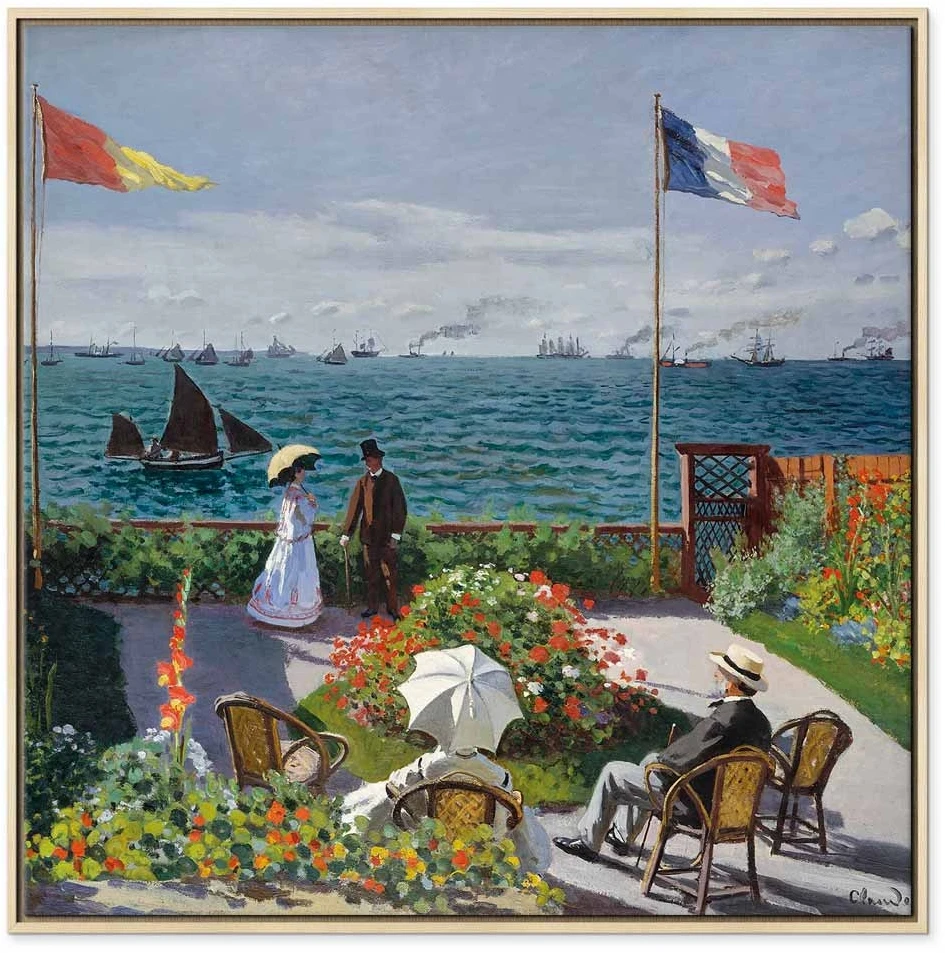 Paveikslas Claude Monet - Terasa Sainte-Adresse