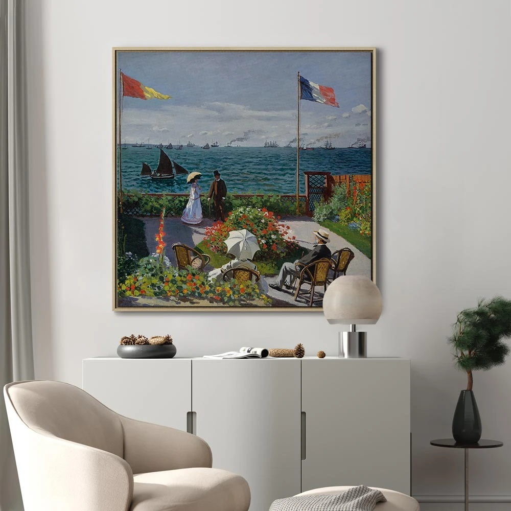 Paveikslas Claude Monet - Terasa Sainte-Adresse