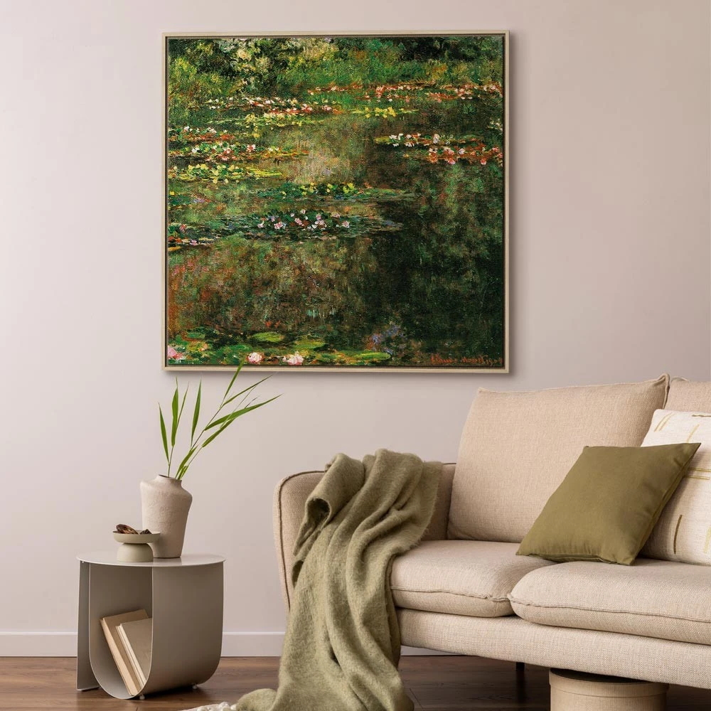Paveikslas Claude Monet - Tvenkinys su vandens lelijomis