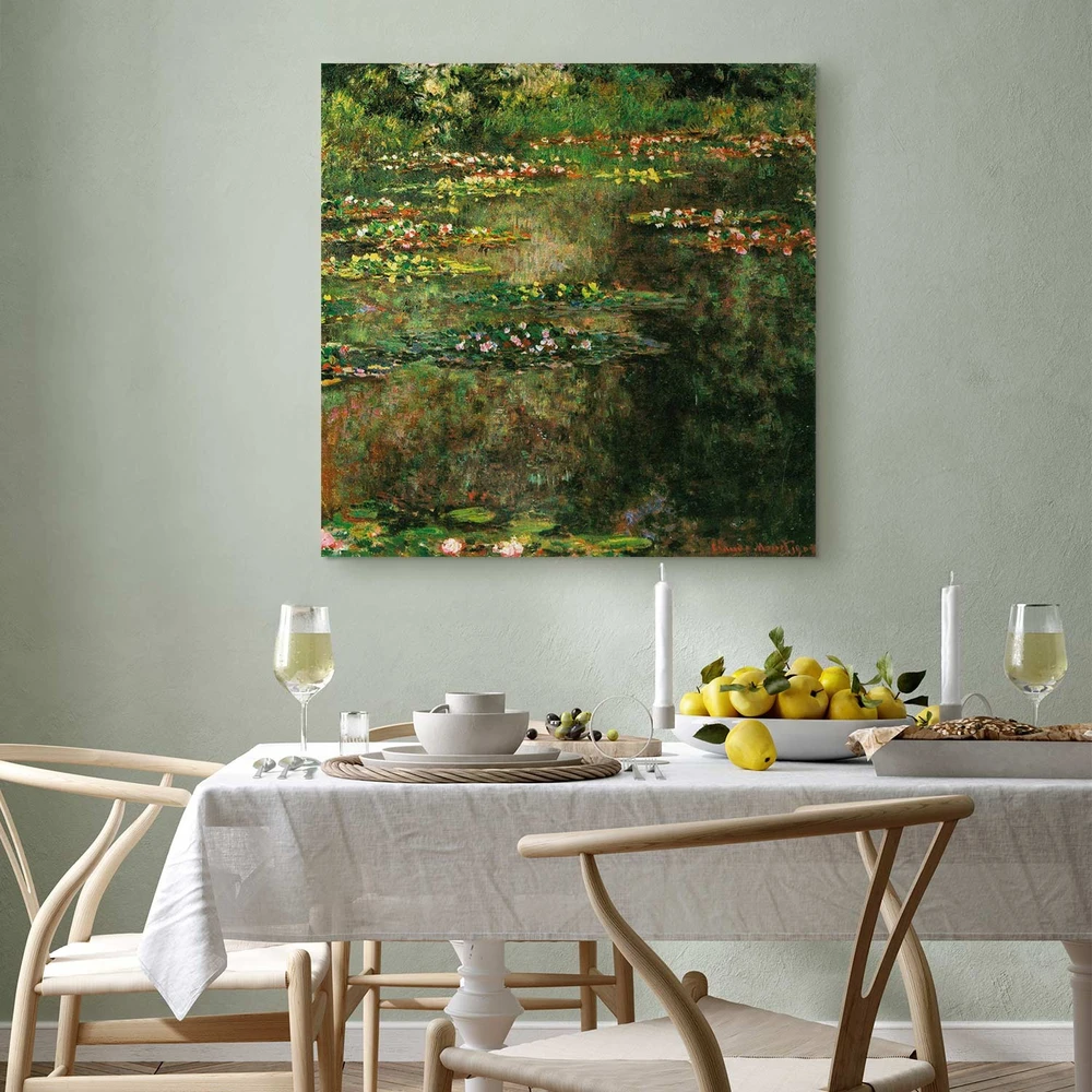 Paveikslas Claude Monet - Tvenkinys su vandens lelijomis