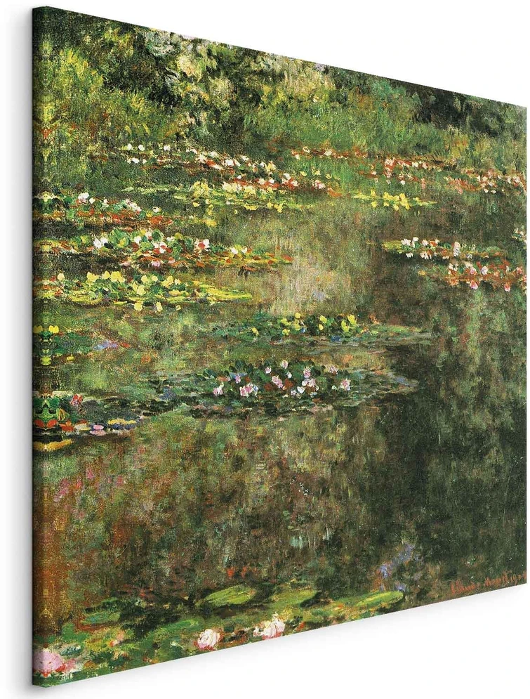 Paveikslas Claude Monet - Tvenkinys su vandens lelijomis