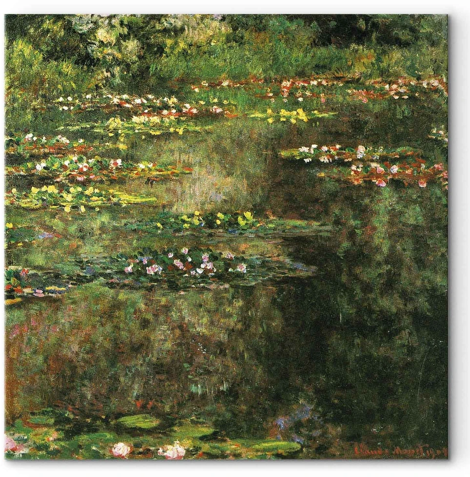 Paveikslas Claude Monet - Tvenkinys su vandens lelijomis