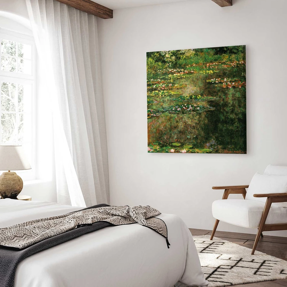 Paveikslas Claude Monet - Tvenkinys su vandens lelijomis